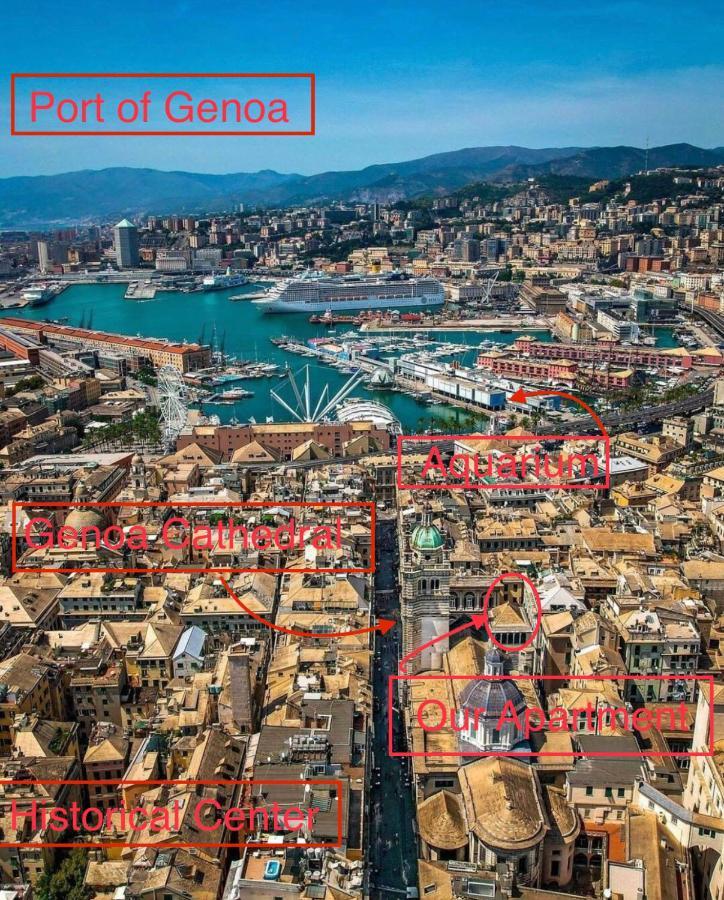 New Apartament In Front Of Genoa Cathedral Extérieur photo