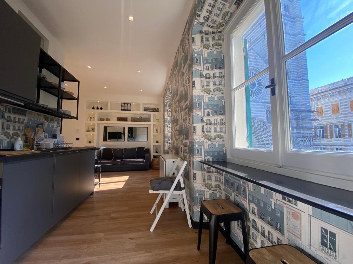 New Apartament In Front Of Genoa Cathedral Extérieur photo